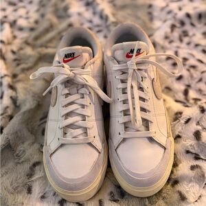 Nike White and Gray Sneakers